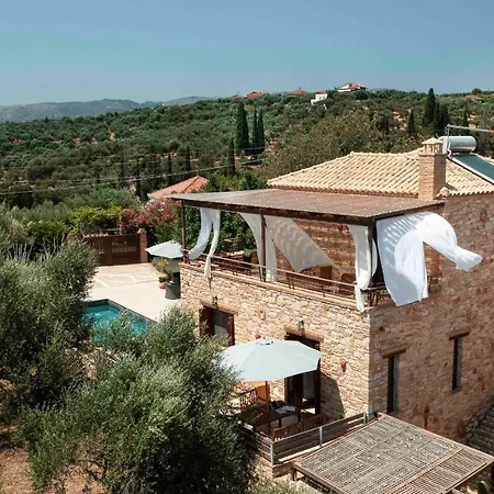 Peroulia Stone - Grece, Peloponnese Villa