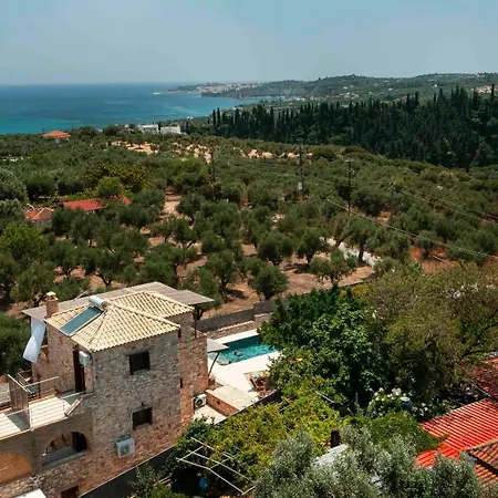 Villa Peroulia Stone - Grece, Peloponnese *