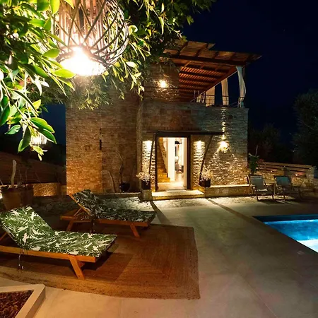 Villa Peroulia Stone - Grece, Peloponnese Koroni (Messinia)