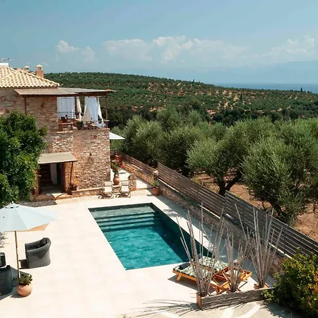 Villa Peroulia Stone - Grece, Peloponnese *