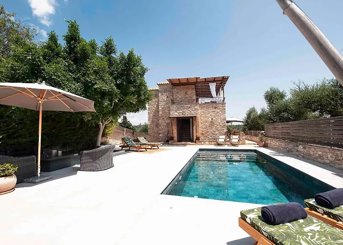 Peroulia Stone - Grece, Peloponnese Villa