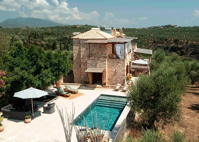 Peroulia Stone - Grece, Peloponnese Villa Koróni