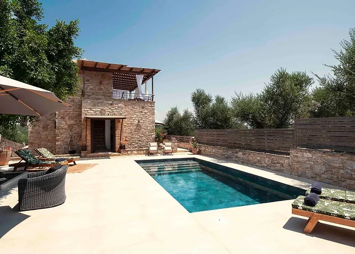 Peroulia Stone - Grece, Peloponnese Villa Koróni