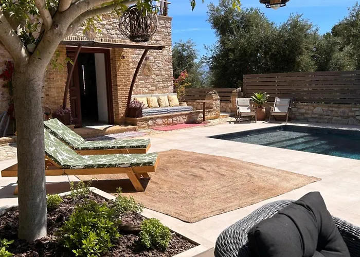 Villa Peroulia Stone - Grece, Peloponnese Koróni