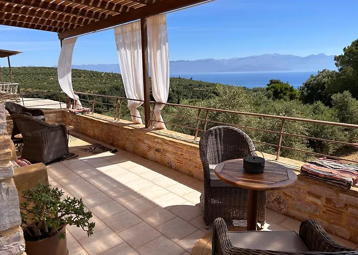 Villa Peroulia Stone - Grece, Peloponnese Koróni